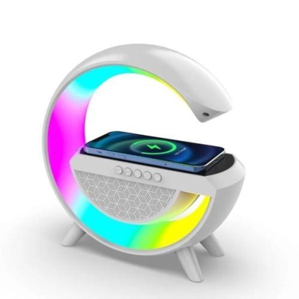 Kablosuz Şarj Standlı RGB Hoparlör - Image 1