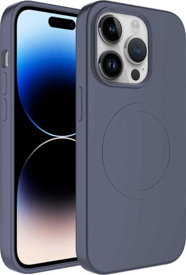Coverzone Iphone 12 Pro Max Ile Uyumlu Kılıf Magsafe Uyumlu Wireless Şarj Özellikli Pastel Color Silikon Kapak - Image 1