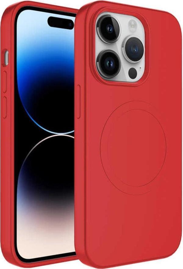 Coverzone Iphone 12 Pro Max Ile Uyumlu Kılıf Magsafe Uyumlu Wireless Şarj Özellikli Pastel Color Silikon Kapak - Image 1