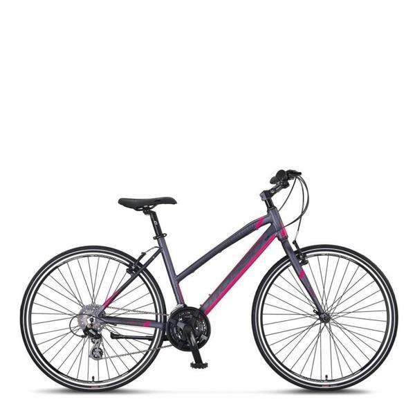 MOSSO LEGARDA-2321-LDM-V KADIN ŞEHİR BİSİKLETİ 460H 28 JANT 21 VİTES ANTRASİT PEMBE - Image 1