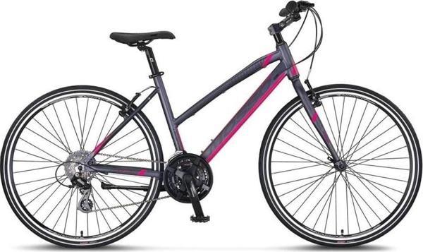 MOSSO LEGARDA-2321-LDM-V KADIN ŞEHİR BİSİKLETİ 460H 28 JANT 21 VİTES ANTRASİT PEMBE - Image 1