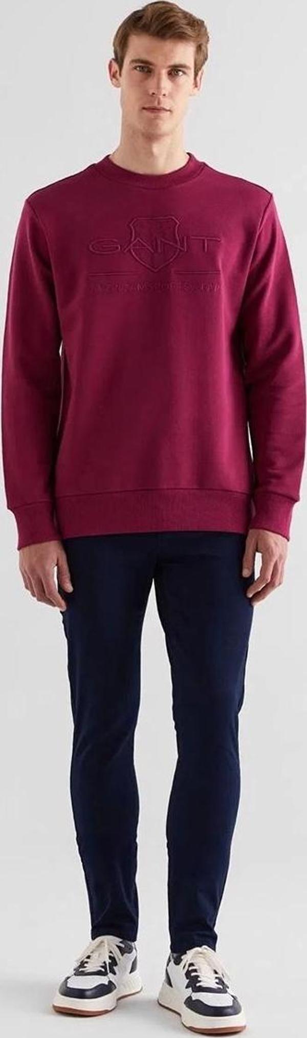Gant COTTON PANTS Erkek Lacivert Pantolon 1224327T.410 - Image 1