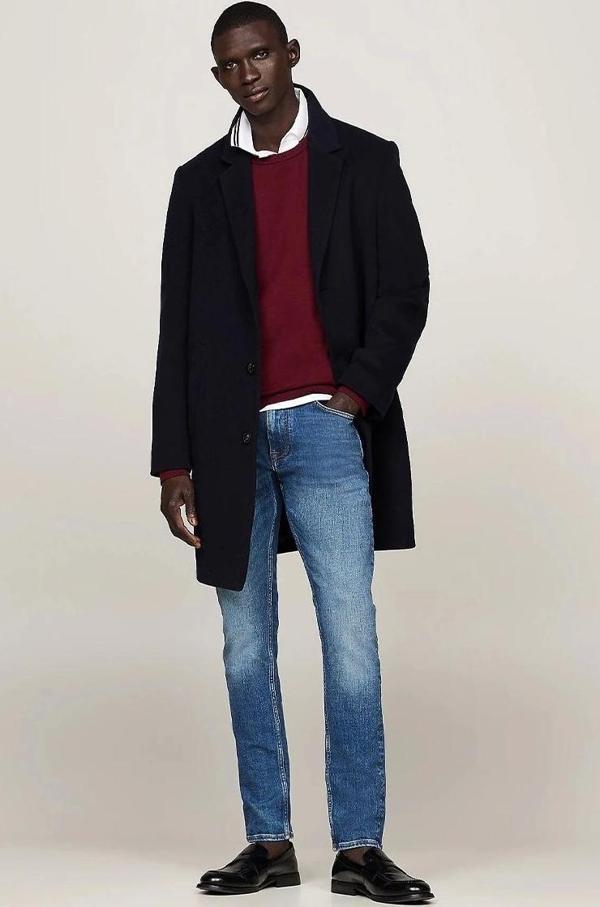 Tommy Hilfiger TAPERED HOUSTON PSTR PERCE IND Erkek DENIM Jeans MW0MW366801A8 - Image 1