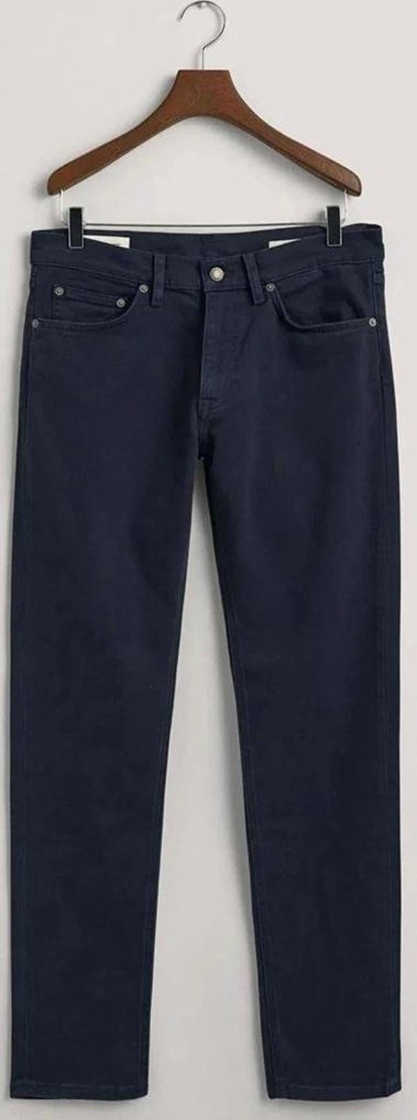 Gant Erkek Lacivert Slim Fit Pantolon - Image 1