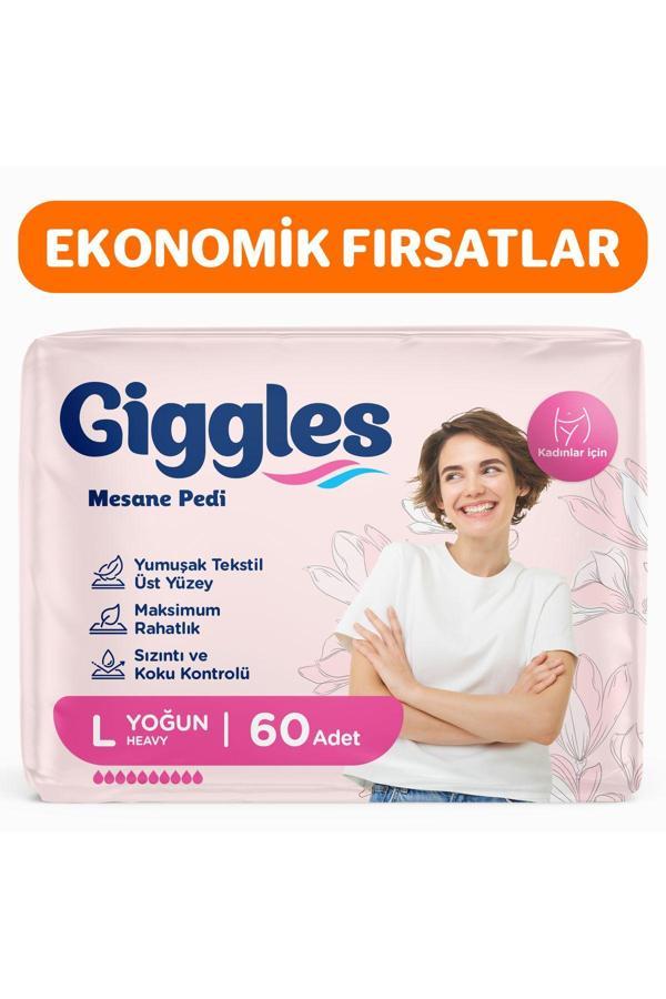 Giggles Kadın Mesane Pedi Large(Yoğun) 60 Adet - Image 1