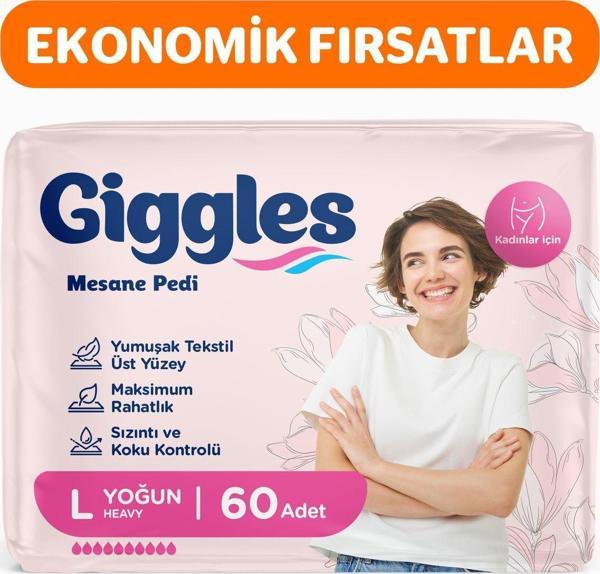 Giggles Kadın Mesane Pedi Large(Yoğun) 60 Adet - Image 1