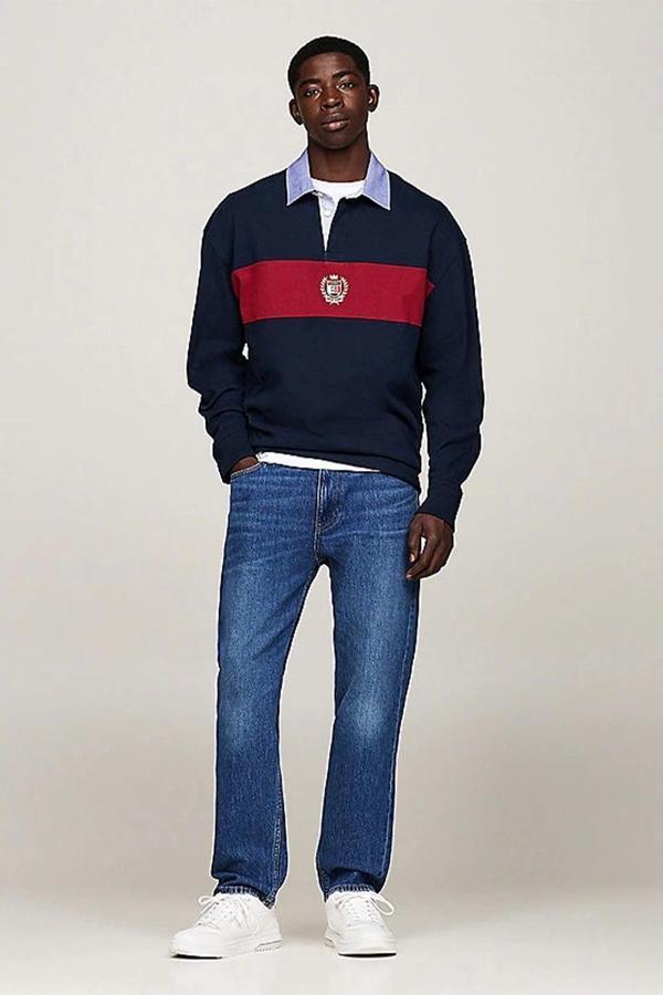 Tommy Jeans DAD JEAN RGLR TPRD CH0152 Erkek DENIM Jeans DM0DM204121BK - Image 1