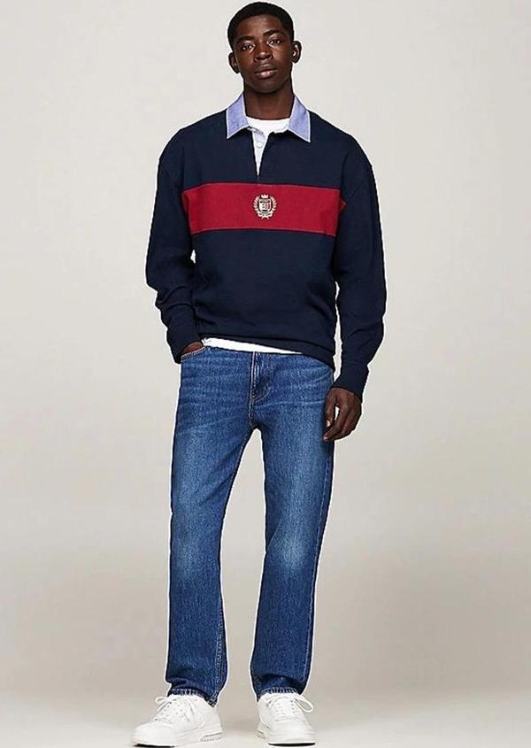 Tommy Jeans DAD JEAN RGLR TPRD CH0152 Erkek DENIM Jeans DM0DM204121BK - Image 1