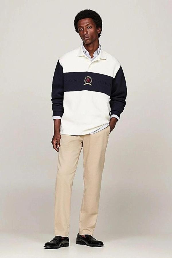 Tommy Hilfiger HARLEM CHINO SATIN Erkek denim Pantolon MW0MW36708AEG - Image 1