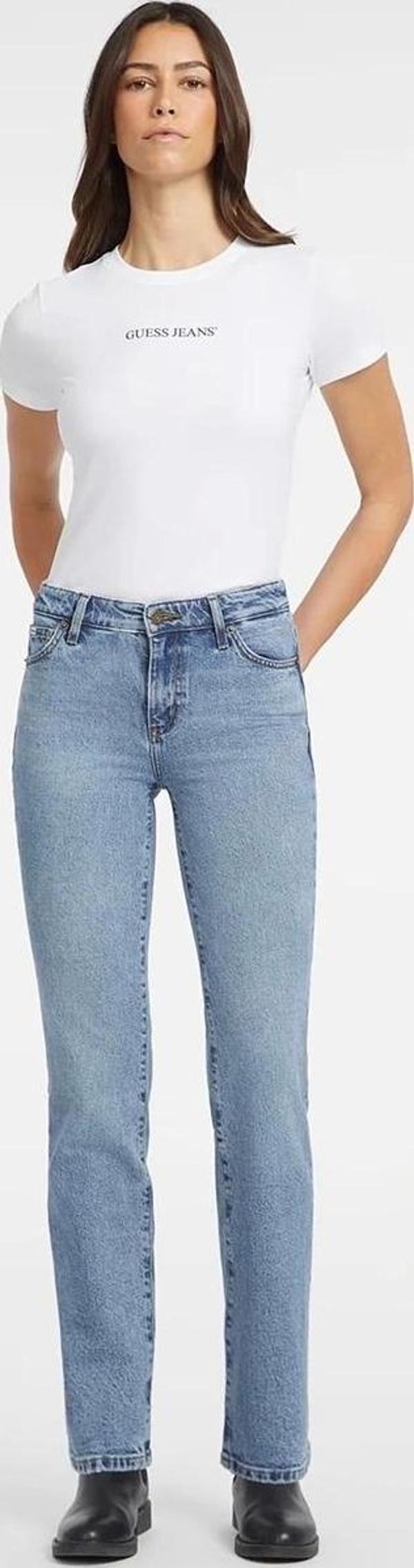 Guess Jeans GJ G08 MID RISE STRA Kadın Mavi Jeans W4YA98D5CC5-GJLV - Image 1
