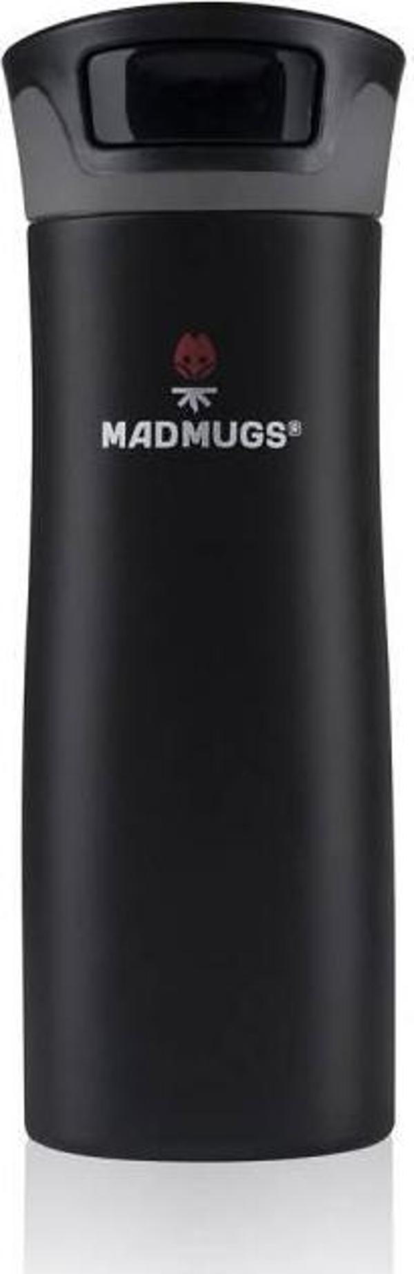 Travel Mug Termos Bardak 0.47 lt Paslanmaz Çelik Termos Siyah - Image 1