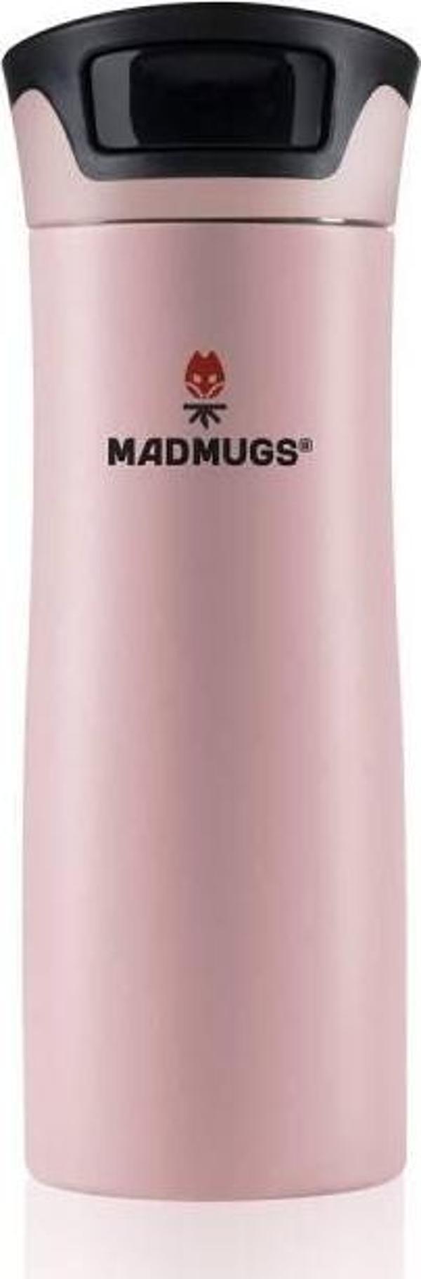 Travel Mug Termos Bardak 0.47 lt Paslanmaz Çelik Termos Toz Pembe - Image 1