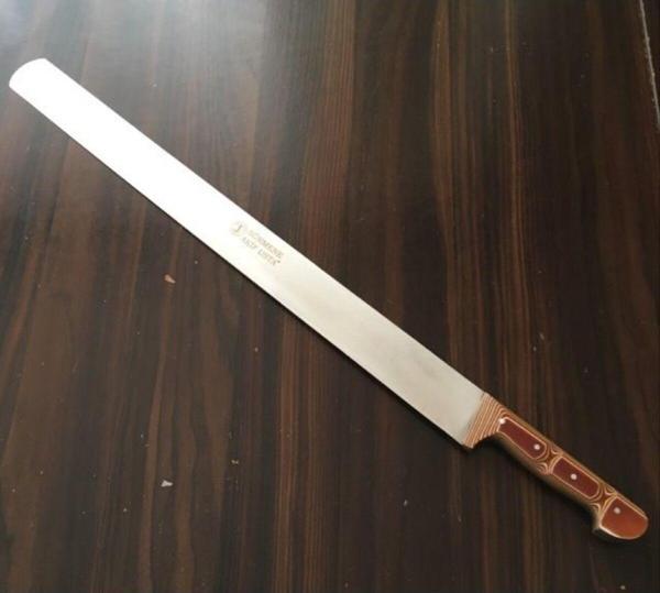 Akif Usta Bıçakçılık Sürmene El Yapımı Döner Bıçağı 50 Cm - Image 1