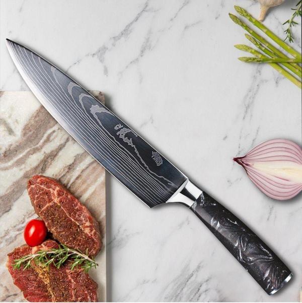 Bıçak Reyonu Aclya Şef Bıçağı (Siyah Reçine Saplı) Acshop 1058548 - Image 1