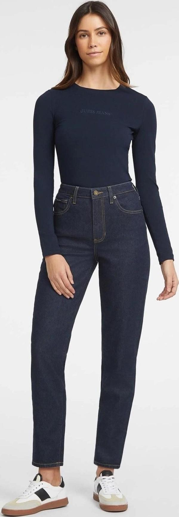 Guess Jeans GJ G06 MOM Kadın Siyah Jeans W4YA0DD5CC1-D4IR - Image 1