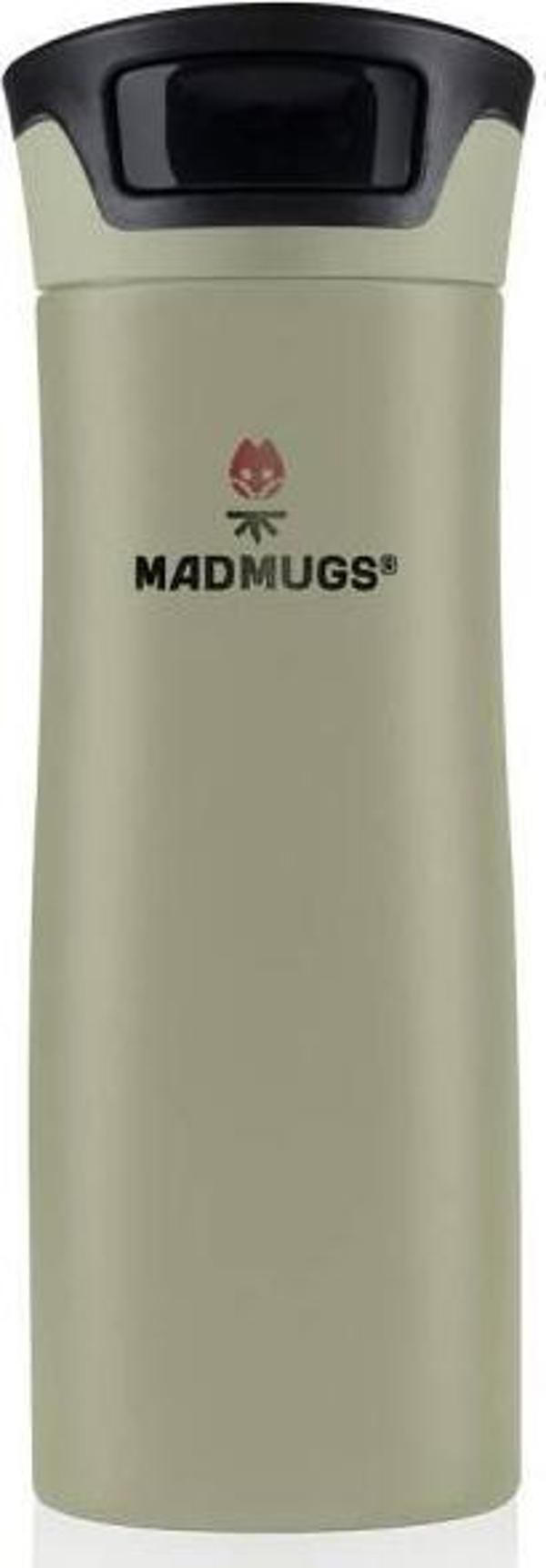 Travel Mug Termos Bardak 0.47 lt Paslanmaz Çelik Termos Haki - Image 1