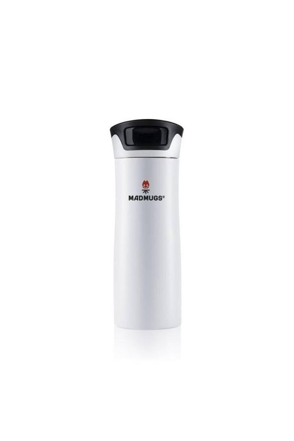 Travel Mug Termos Bardak 0.47 lt Paslanmaz Çelik Termos Beyaz - Image 1