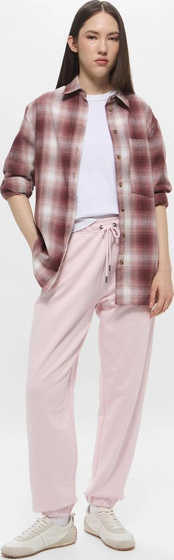 Guess Jeans GJ PANTS ICONIC FLEECE Kadın Pembe Eşofman Altı W5RB63K68I4-A61U - Image 1