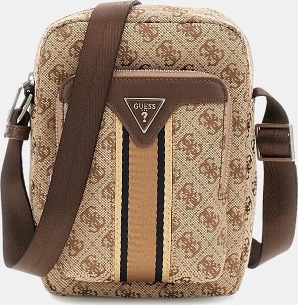 Guess MILANO XBODY W FRONT POCKET Erkek Bej/Kahverengi Omuz Çantası HMMISTP5163-BBO - Image 1