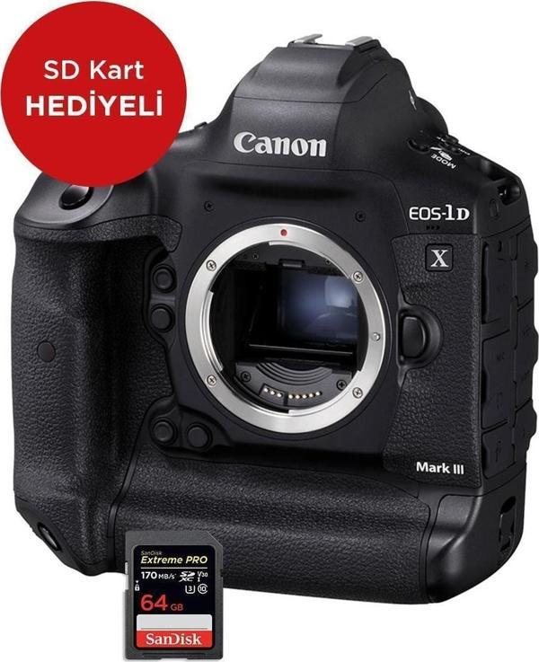Canon Eos 1Dx Mark Iıı Body Fotoğraf Makinesi (Sd Kart Hediyeli) (Canon Eurasia Garantili) - Image 1
