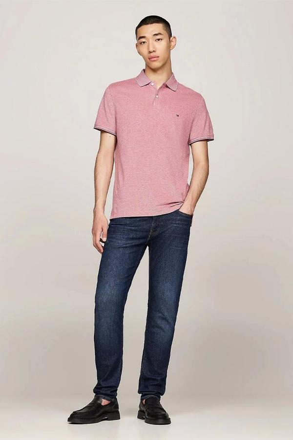 Tommy Hilfiger SLIM BLEECKER PSTR BENTON BLUE Erkek Denim Jeans MW0MW357171BN - Image 1