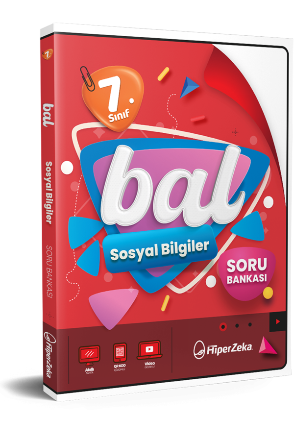 Hiper Zeka 7. Sınıf BAL Sosyal Bilgiler Soru Bankası Hiper Zeka Yayınları - Bi bigelio - Image 1
