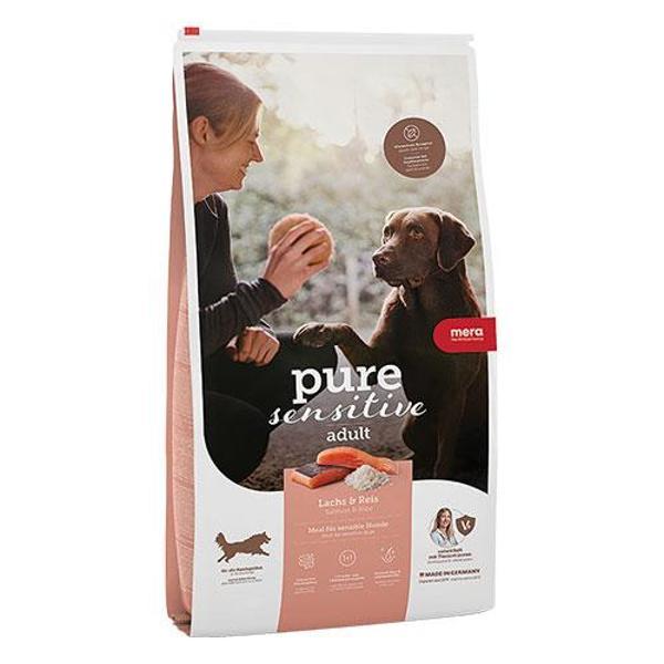 Mera Pure Sensitive Medium Maxi Somonlu ve Pirinçli Yetişkin Köpek Maması 12,5 Kg - Image 1