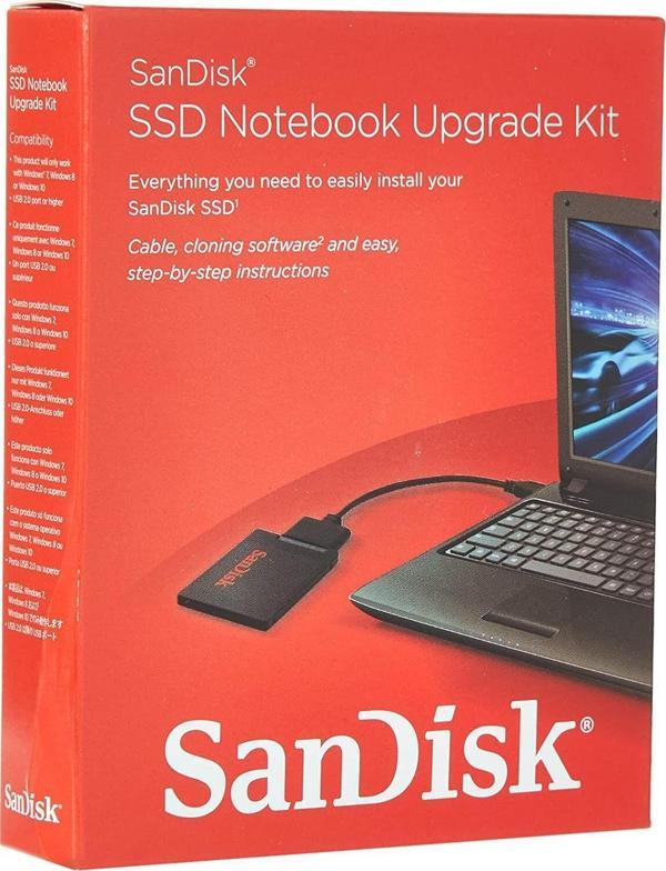 SanDisk SSD Notebook Upgrade Kit Kart Okuyucu - Image 1