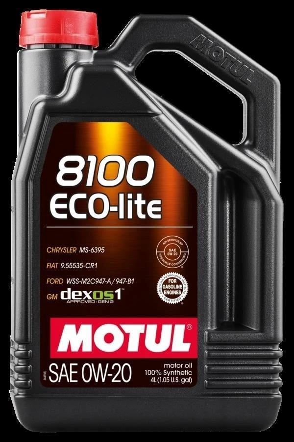Motul 8100 Eco-Lite 0W-20 Motor Yağı 4 L - Image 1