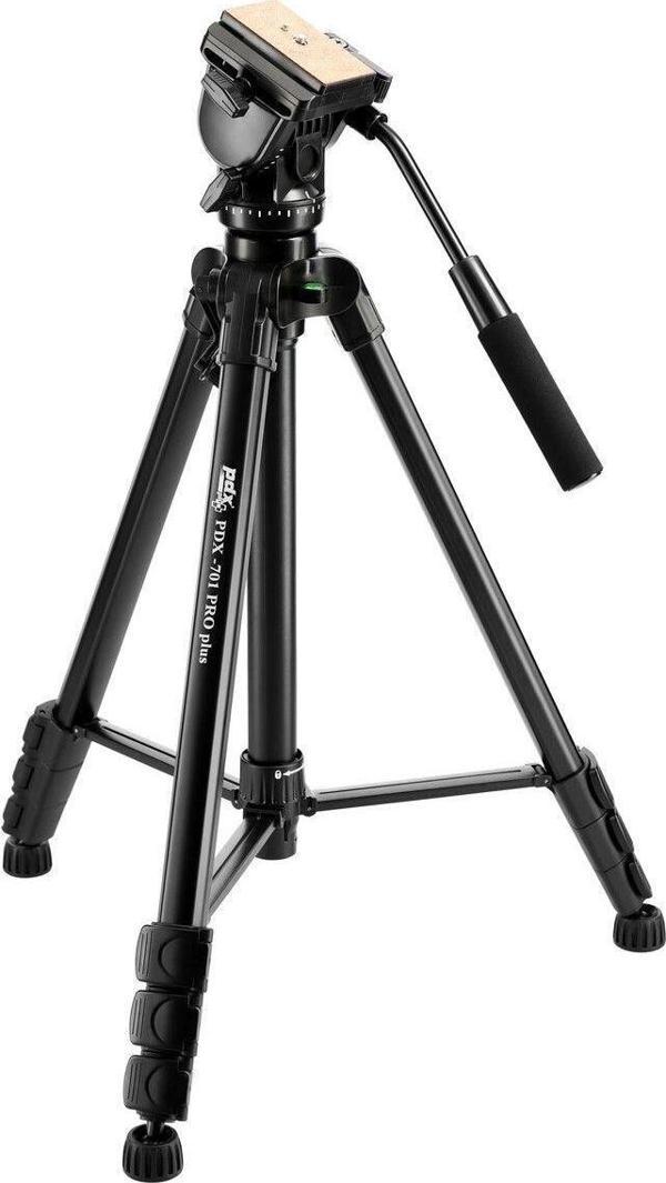 Pdx 701 Pro Plus Hidrolik Kafa 206Cm Profesyonel Video Tripodu - Image 1