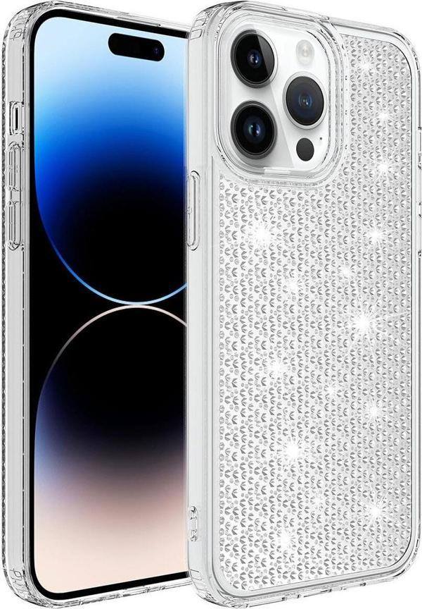 Coverzone Iphone 14 Pro Max Ile Uyumlu Kılıf Airbagli Kamera Korumalı Parlak Tasarımlı Z-snow Emollient Kapak - Image 1