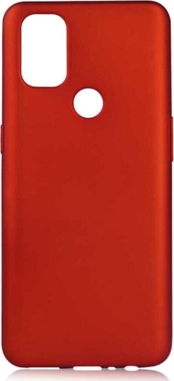 Coverzone Oneplus Nord N10 Uyumlu Kırmızı Premier Silikon Kılıf - Image 1