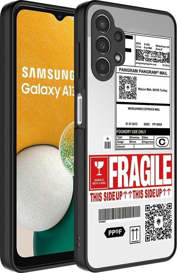 Coverzone Samsung Galaxy A32 4g Ile Uyumlu Aynalı Fragi?le Desenli Kamera Korumalı Parlak Z- Mirror Kapak - Image 1