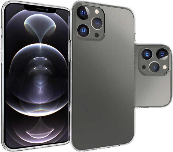Coverzone Iphone 14 Pro Max Ile Uyumlu Kılıf Süper Şeffaf Esnek Yapılı Toz Ve Kirden Koruyan Silikon - Image 1
