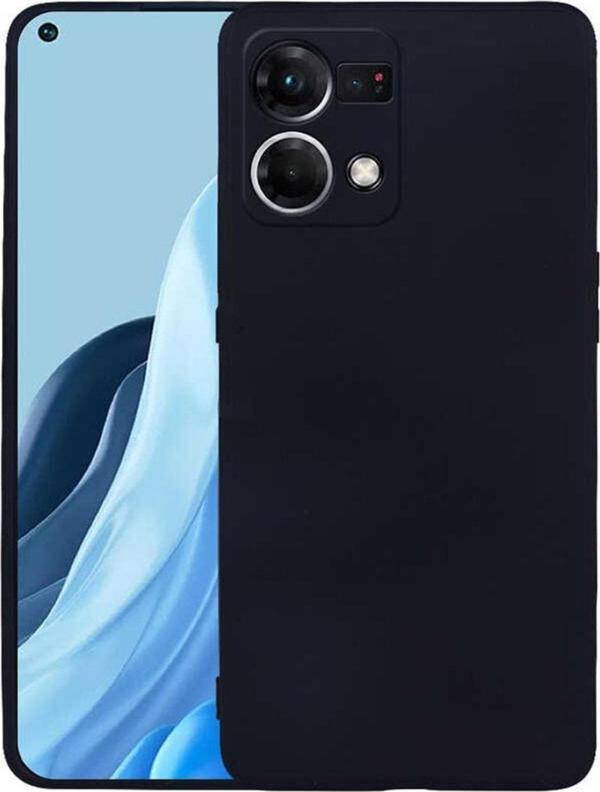 Coverzone Oppo Reno 7 4g Ile Uyumlu Kılıf Premier Silikon Kapak Siyah - Image 1