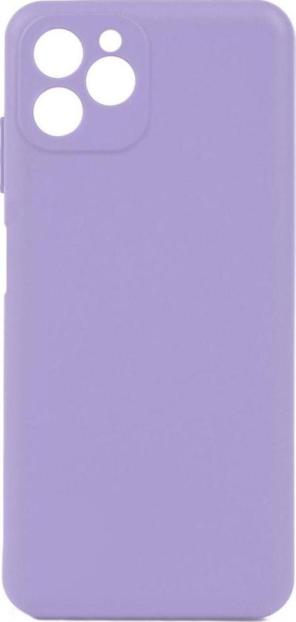 Coverzone Oukitel C21 Pro Ile Uyumlu Kılıf Soft Pürüzsüz Bye Silikon Lila - Image 1