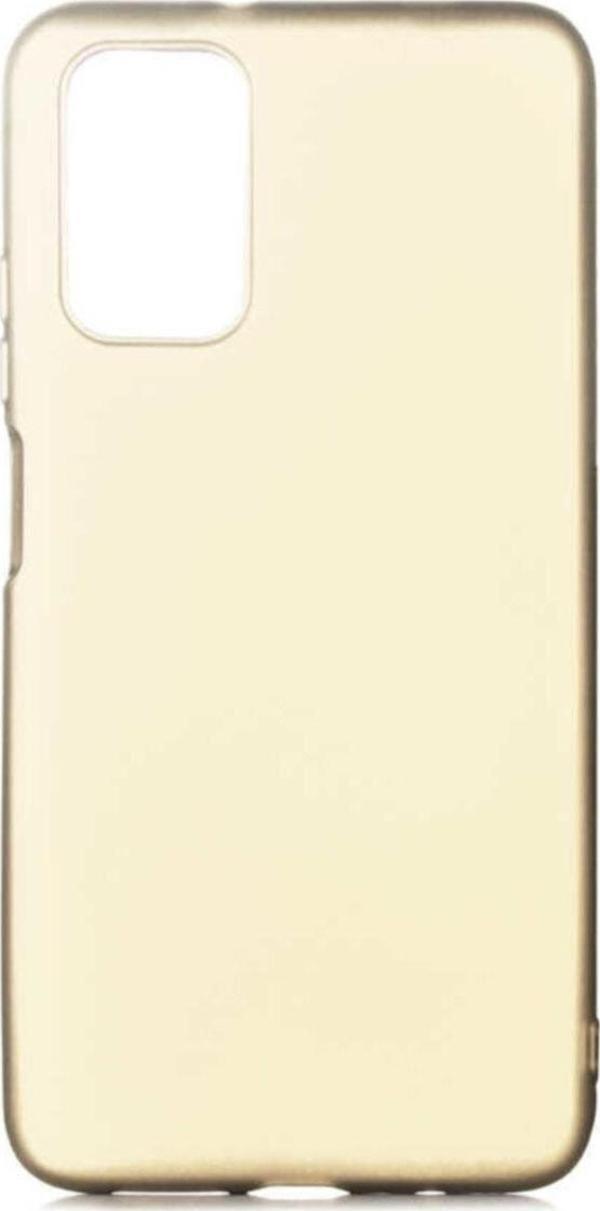Coverzone Poco M3  Uyumlu  Kılıf Premier Silikon Arka Kapak Kılıf Gold - Image 1