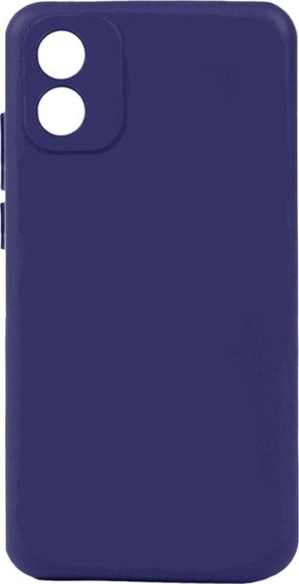 Coverzone Tcl 303 Ile Uyumlu Kılıf ??soft Ve Pürüzsüz Dış Yüzey Biye Silikon Lacivert - Image 1