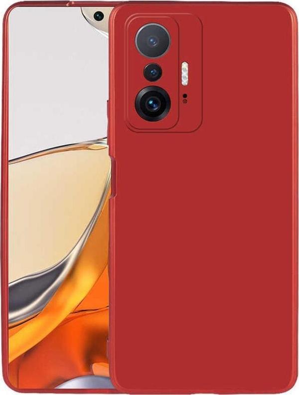 Coverzone Xiaomi Mi 11t Pro 5g Ile Uyumlu Kılıf Premier Silikon Kapak Kırmızı - Image 1