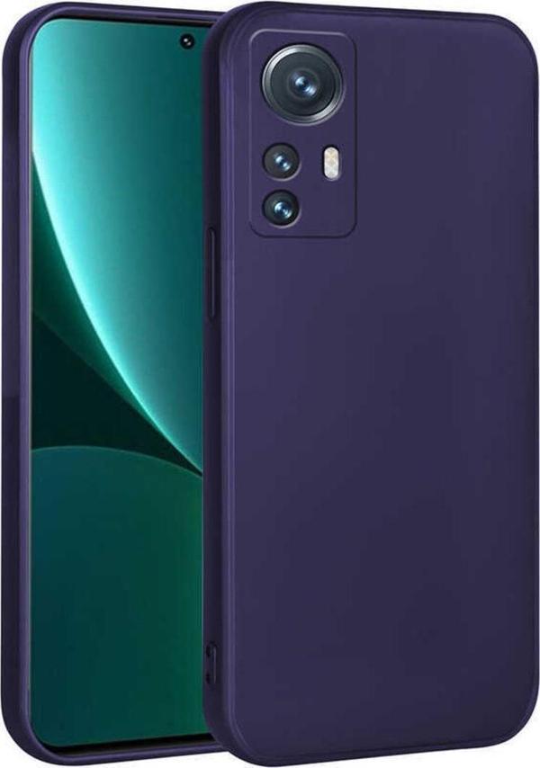 Coverzone Xiaomi Mi 12 Lite Ile Uyumlu Kılıf Premier Silikon Koruyucu Kapak Lacivert - Image 1
