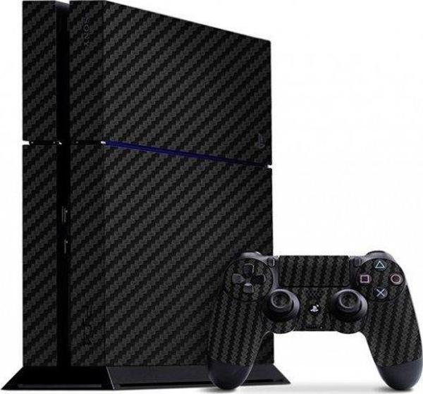 PlayStation 4 Siyah Carbon Fiber Kaplama Takımı Çınar Extreme  - Image 1