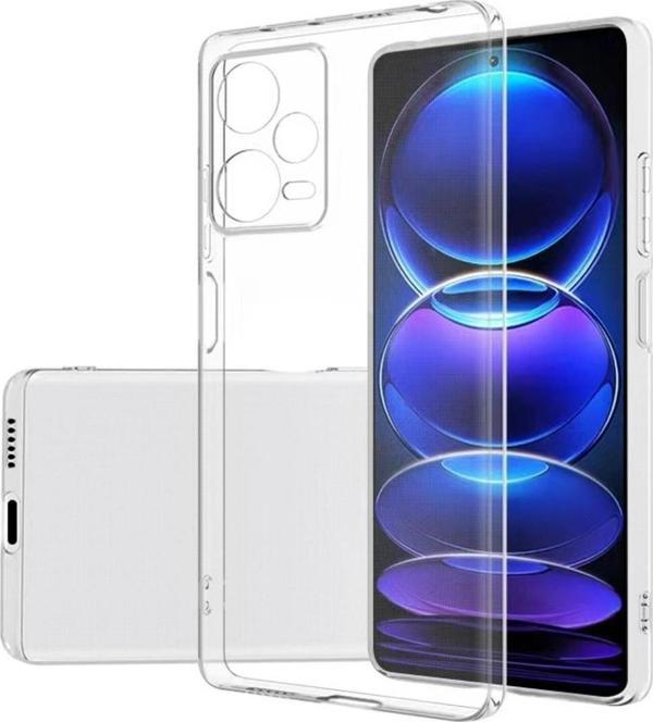 Coverzone Xiaomi Redmi Note 12 Pro 5g Ile Uyumlu Kılıf Süper Esnek Toz, Kirden Koruyan Silikon Süper Şeffaf - Image 1