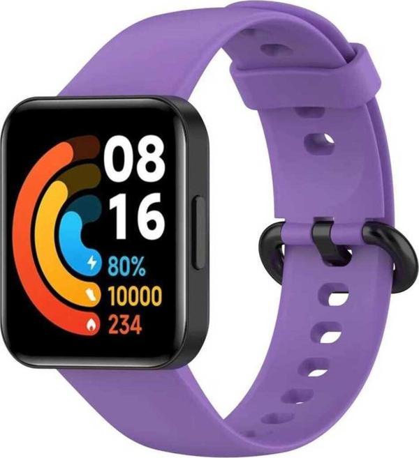Coverzone Xiaomi Redmi Watch 2 Lite ile uyumlu Saat Kayışı Kaliteli Spor Saat Renkli Lagniappe Silikon Kordon - Image 1