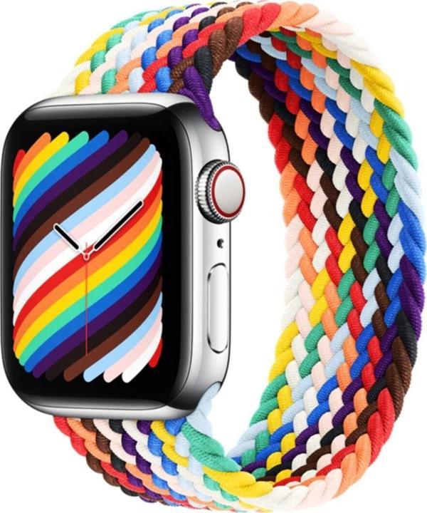 Coverzone Apple Watch 40mm Rainbow Braid Small Kordon 13cm - Image 1