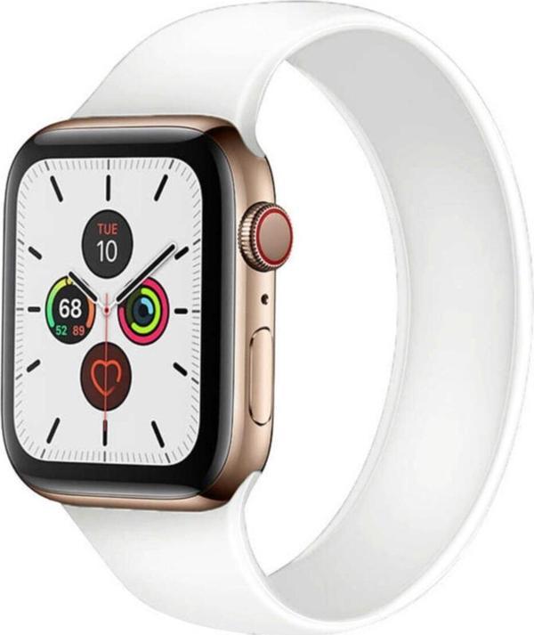 Coverzone Apple Watch 44mm One Way Small Kordon Beyaz - Image 1