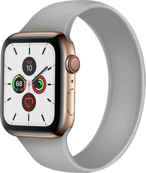 Coverzone Apple Watch 44mm One Way Small Kordon Gri - Image 1