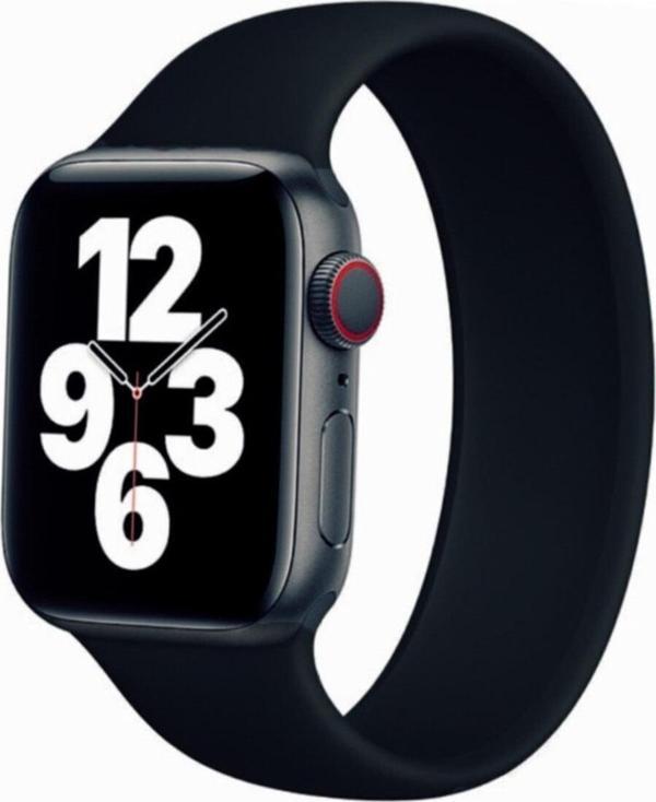 Coverzone Apple Watch 44mm One Way Small Kordon Siyah - Image 1