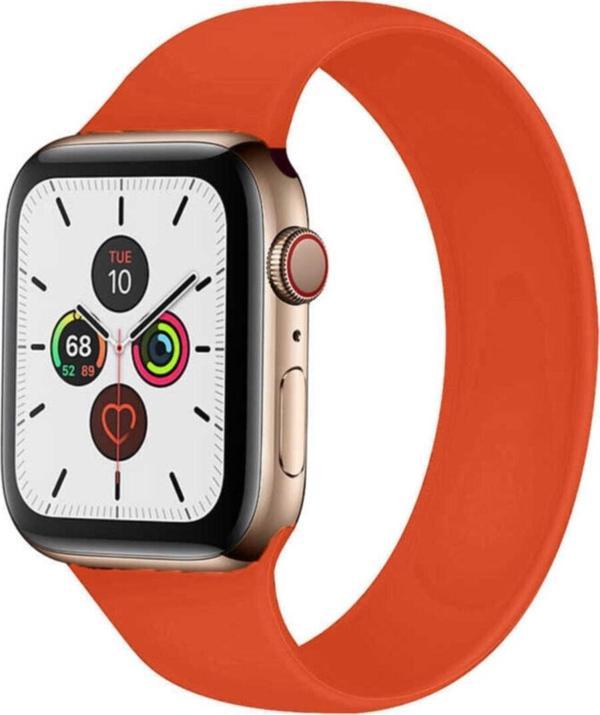 Coverzone Apple Watch 44mm One Way Small Kordon Turuncu - Image 1