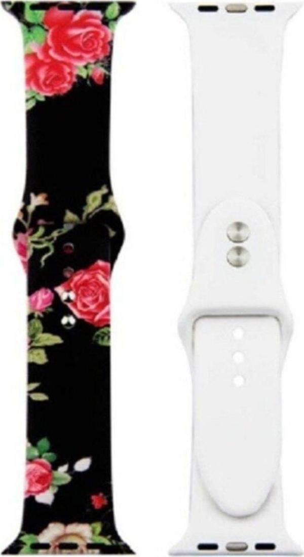 Coverzone Apple Watch 42-44mm Grafiti Desenli Kayış Kordon Grafiti No-12 - Image 1