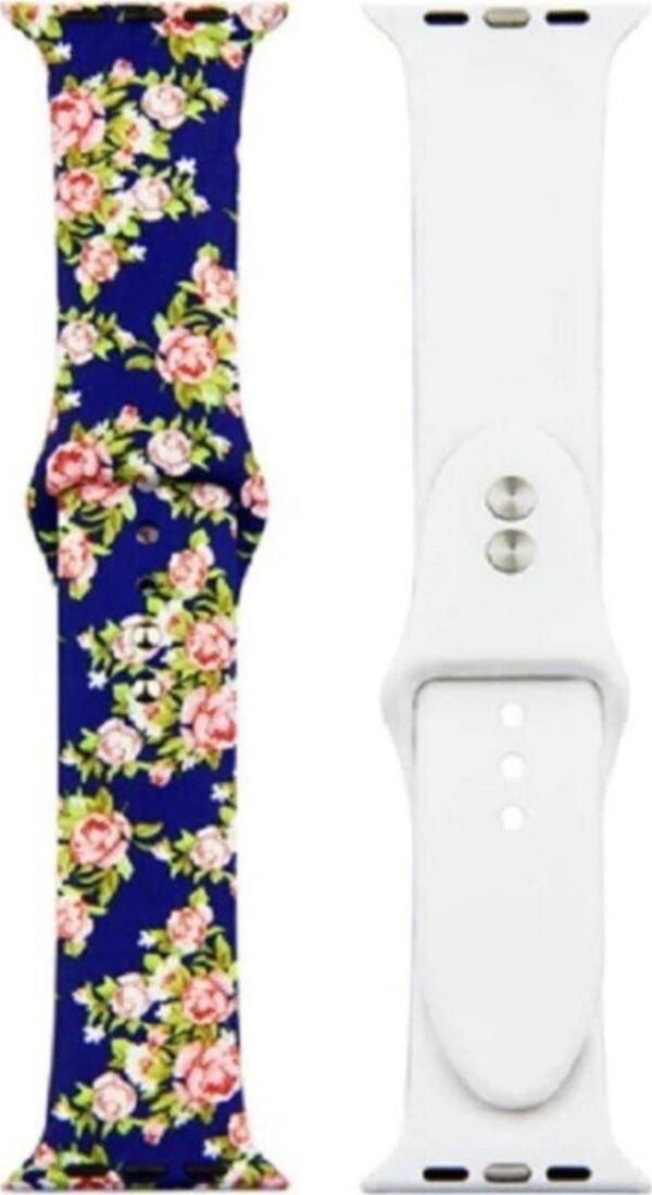 Coverzone Apple Watch 42-44mm Grafiti Desenli Kayış Kordon Grafiti No-16 - Image 1